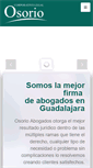 Mobile Screenshot of osorioabogados.com.mx